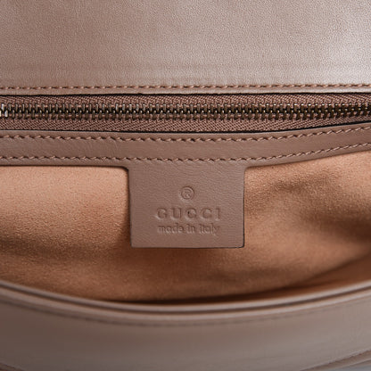 Gucci Calfskin Matelasse Small GG Marmont Shoulder Bag Porcelain Rose 6 of 7