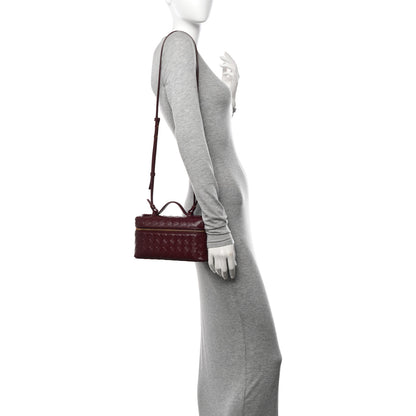 Bottega Veneta Nappa Intrecciato Bang Bang Vanity Case Barolo 2 of 11