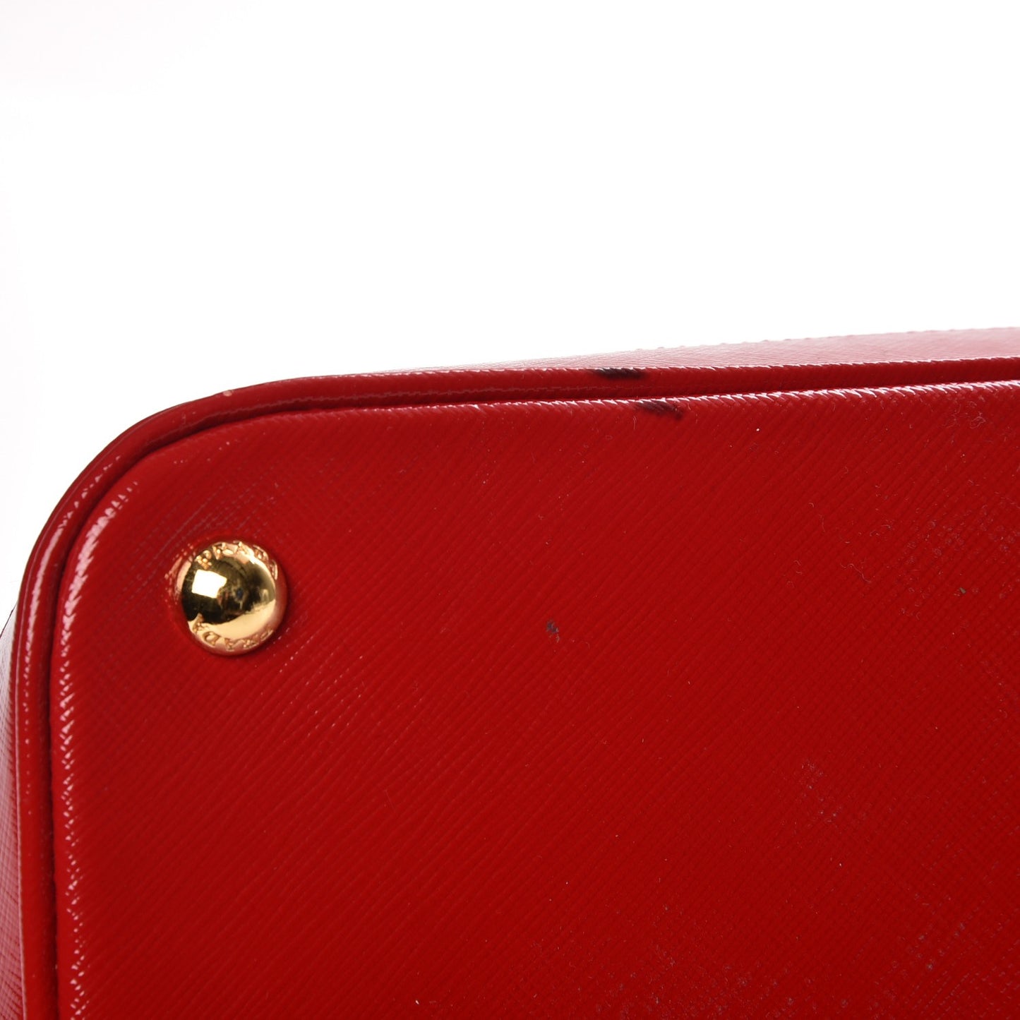 Saffiano Vernice Open Promenade Tote Rosso