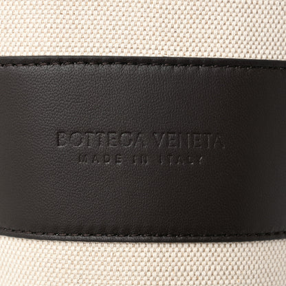 Bottega Veneta Canvas Nappa Maxi Intrecciato Large Arco Tote Natural Fondant 7 of 10