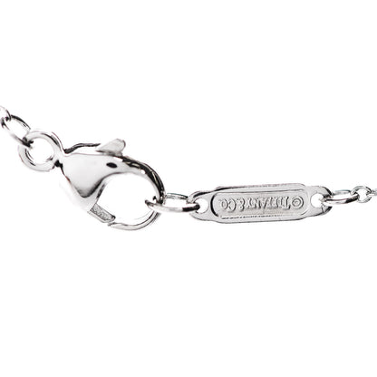 Tiffany Platinum Diamond Jazz Graduated Drop Pendant Necklace 6 of 8
