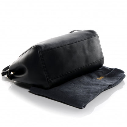 Fendi Nappa Mini Peekaboo Iconic Satchel Black 4 of 13