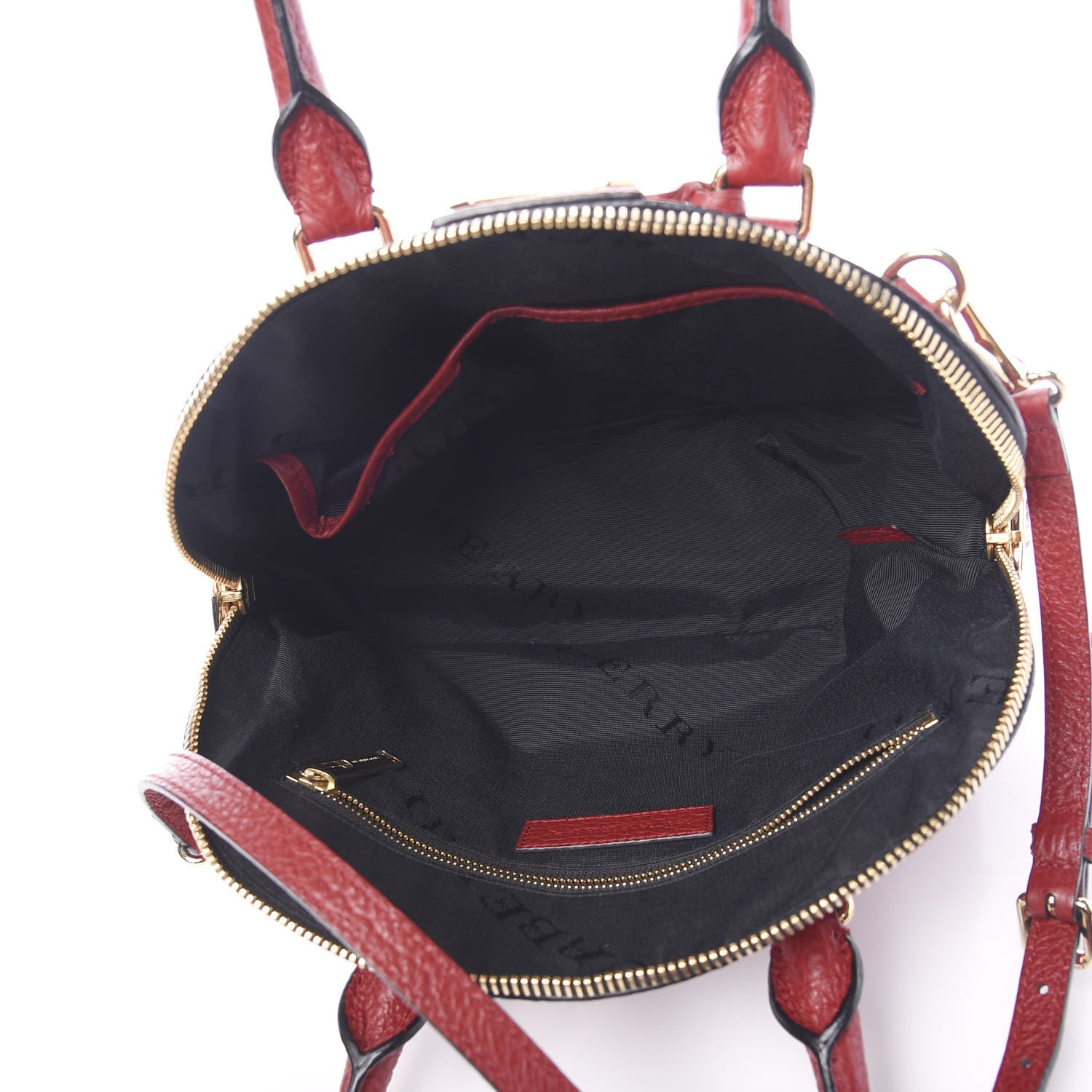 Burberry Heritage Grain Small Orchard Bowling Bag Military Red 4 of 11