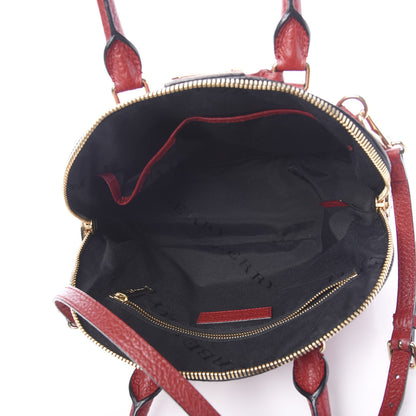 Burberry Heritage Grain Small Orchard Bowling Bag Military Red 4 of 11