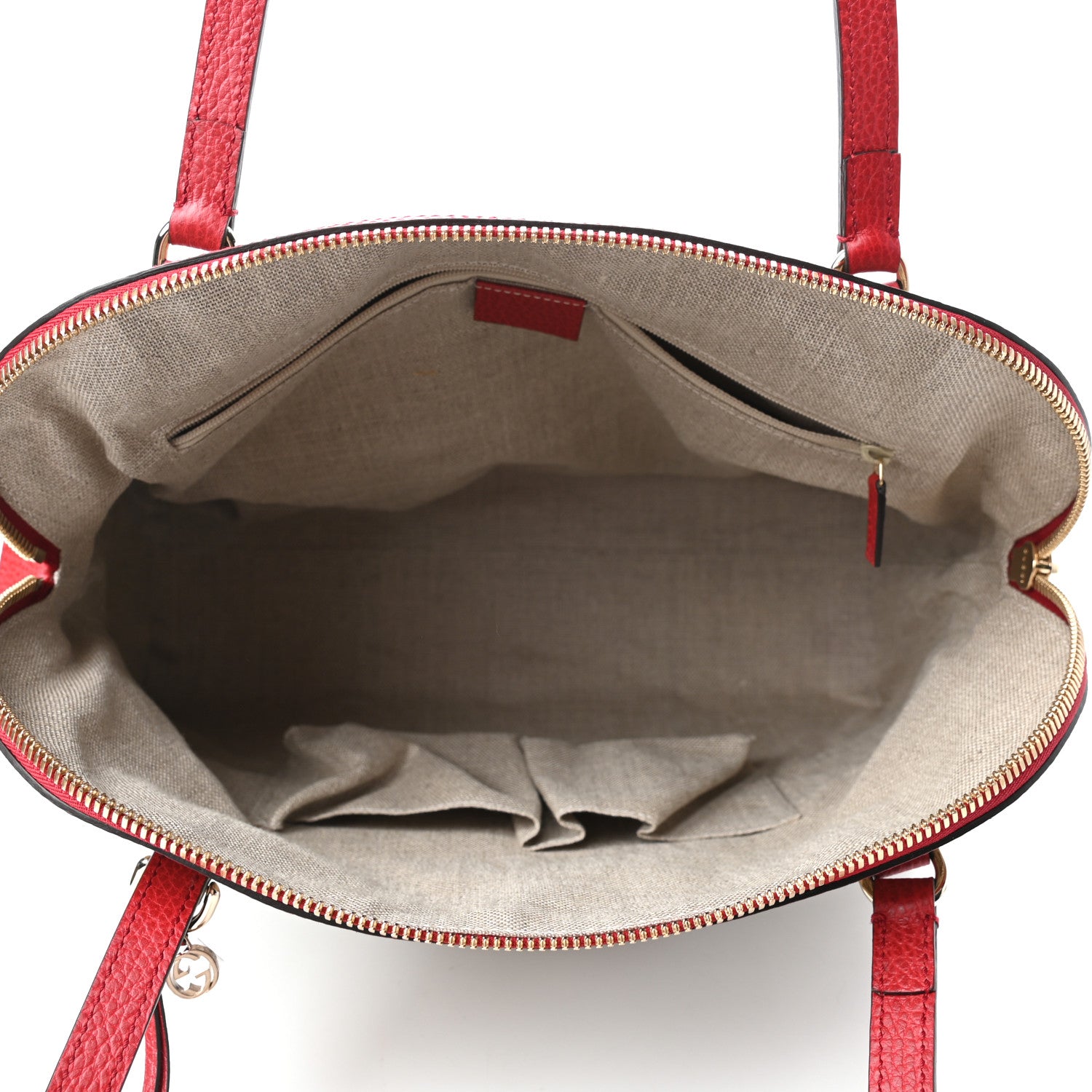 Gucci Monogram Medium Bree Shoulder Bag Red 5 of 9