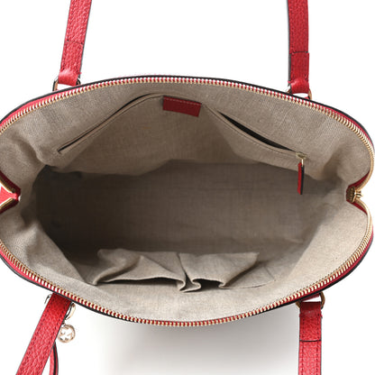 Gucci Monogram Medium Bree Shoulder Bag Red 5 of 9