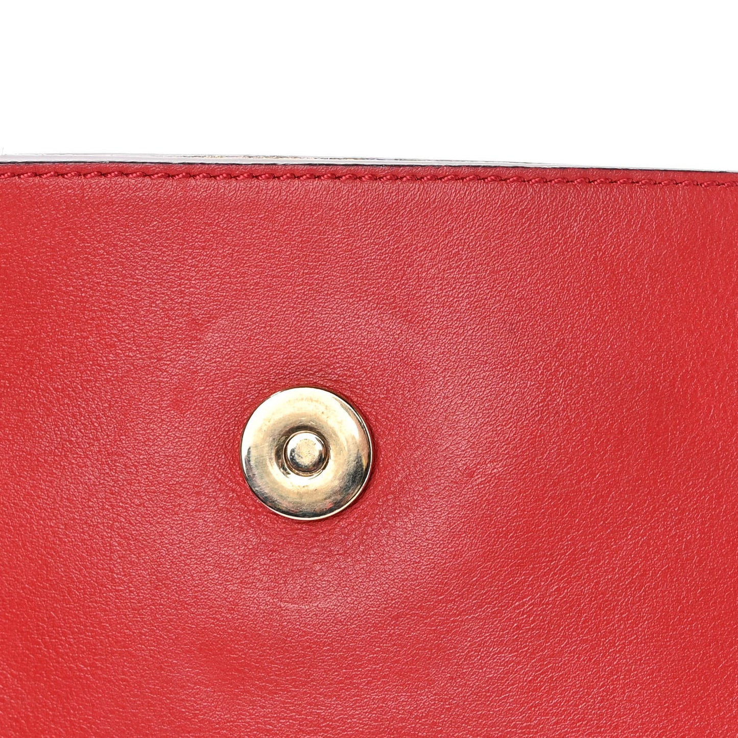 Suede Calfskin Small Faye Shoulder Bag Red