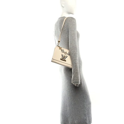 Louis Vuitton Epi Twist Flowers Chain Shoulder Bag MM Quartz 2 of 10