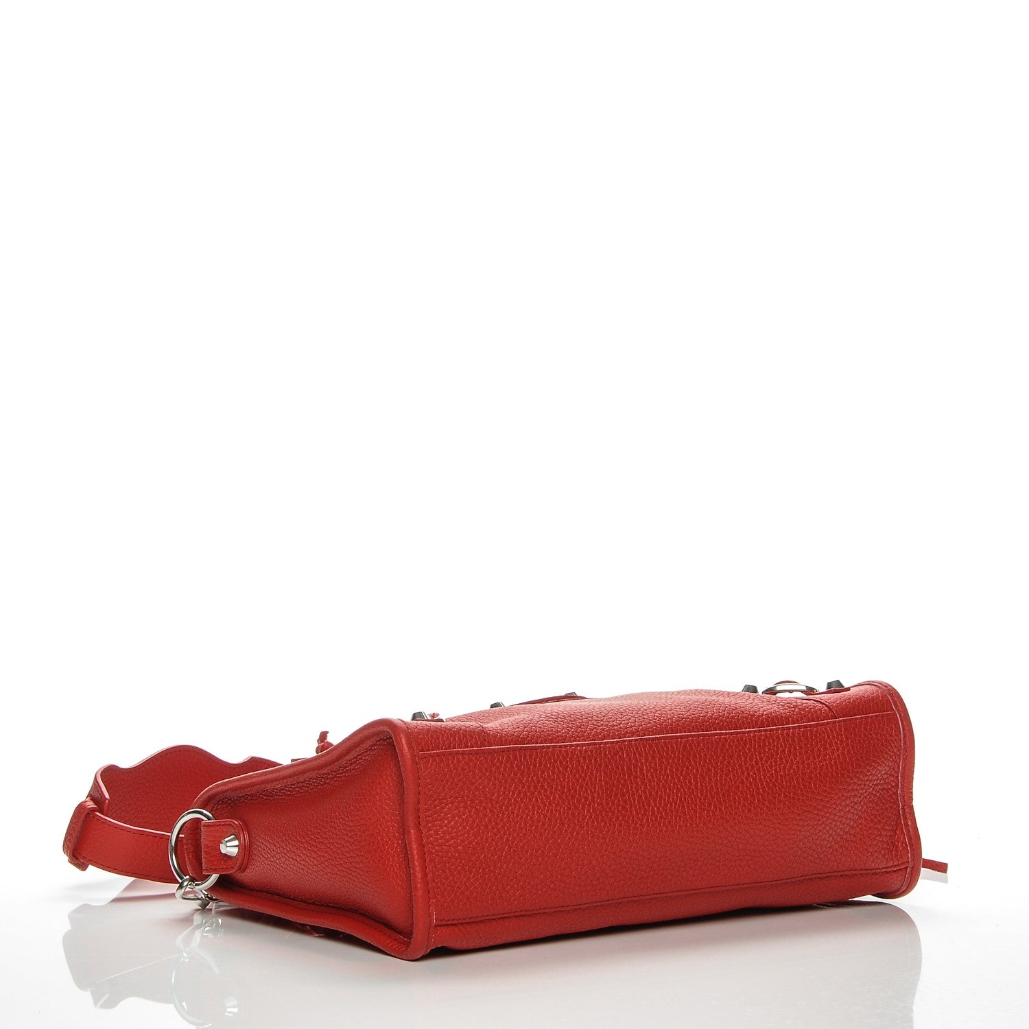 Balenciaga Vibrato Calfskin Classic Silver Hardware S City Rouge Cerise 4 of 7
