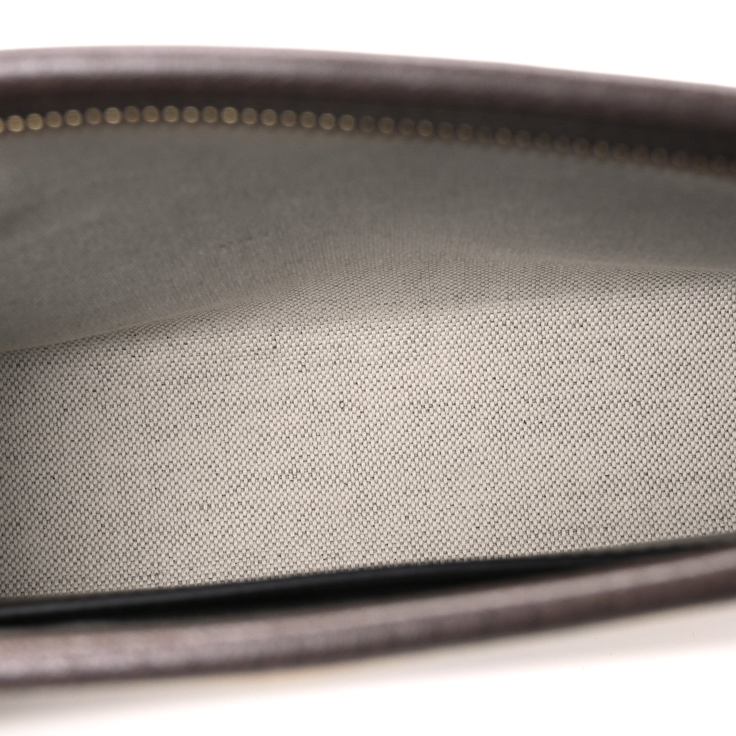 Gucci Monogram Jumbo GG Textured Dollar Calfskin Pouch Camel Ebony New Acero Camel Ebony New Acero 5 of 7