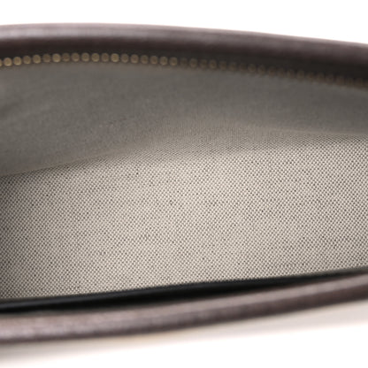 Gucci Monogram Jumbo GG Textured Dollar Calfskin Pouch Camel Ebony New Acero Camel Ebony New Acero 5 of 7