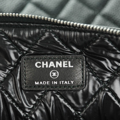 Chanel Caviar Quilted Large Boy Cosmetic Case Black 5 of 6