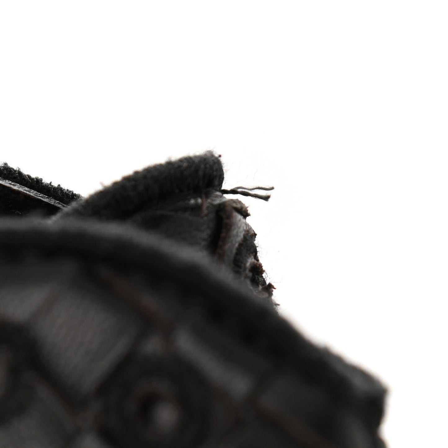 Nappa Intrecciato Embroidered Lace Shoulder Bag Black