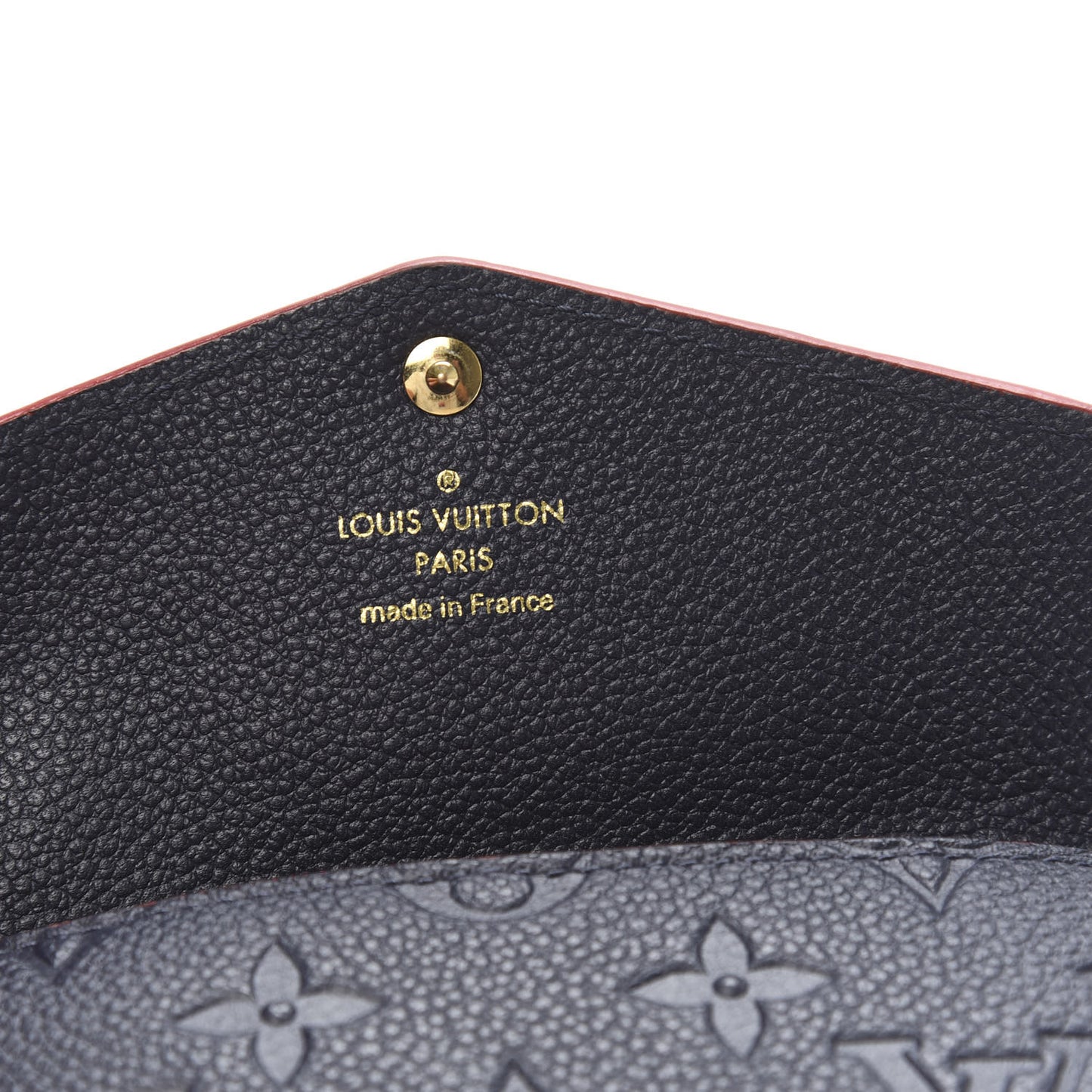 Empreinte Key Pouch Marine Rouge