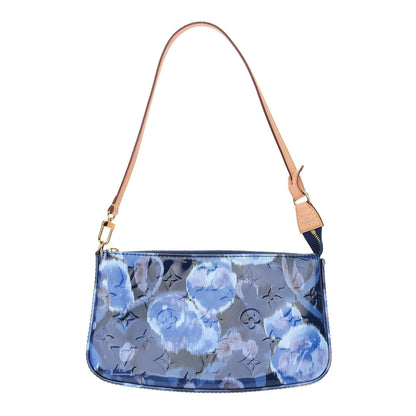 Louis Vuitton Vernis Ikat Pochette Accessories NM Grand Blue 1 of 7