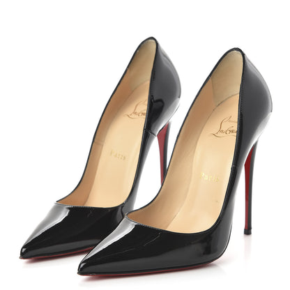 Christian Louboutin Patent So Kate 120 Pumps 37 Black 3 of 8