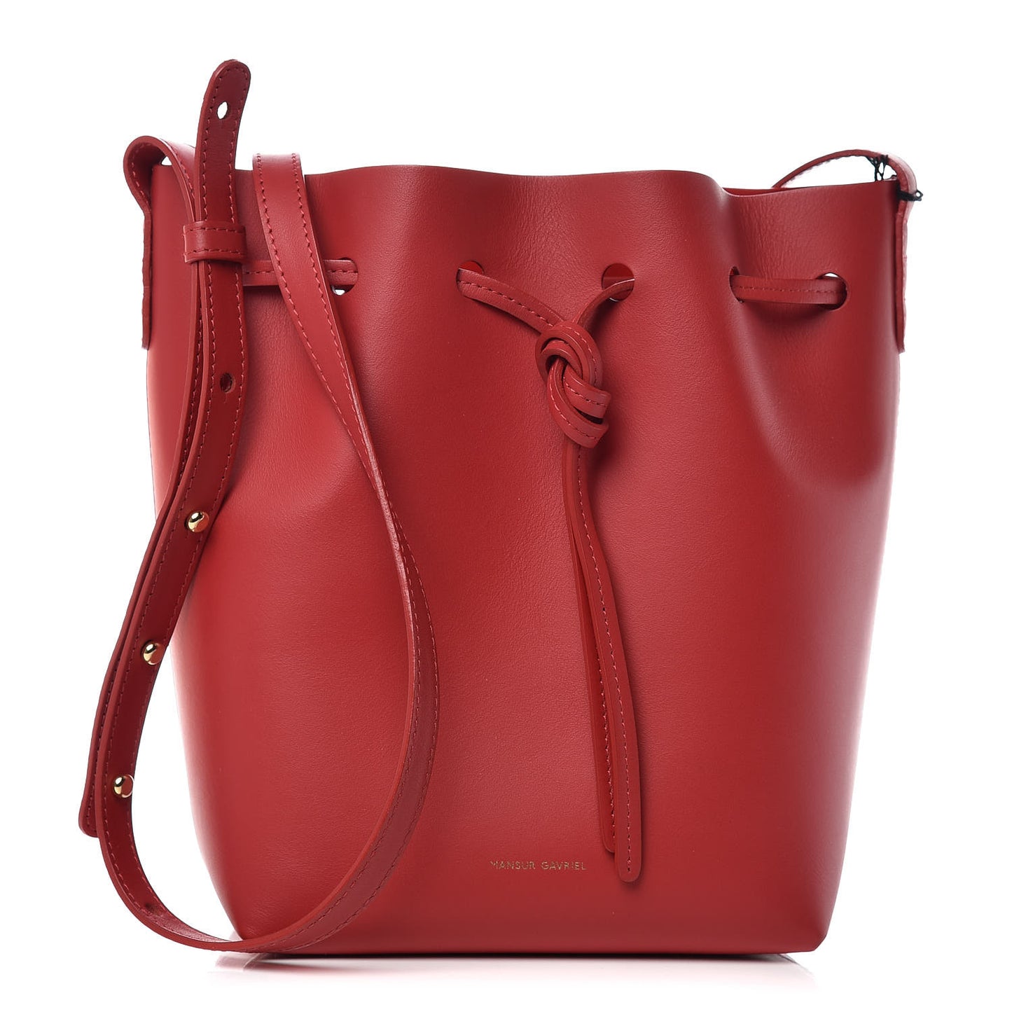 Calfskin Mini Bucket Bag Flamma