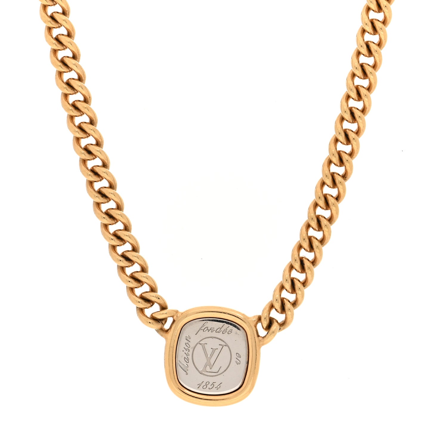 LV ID Chain Necklace