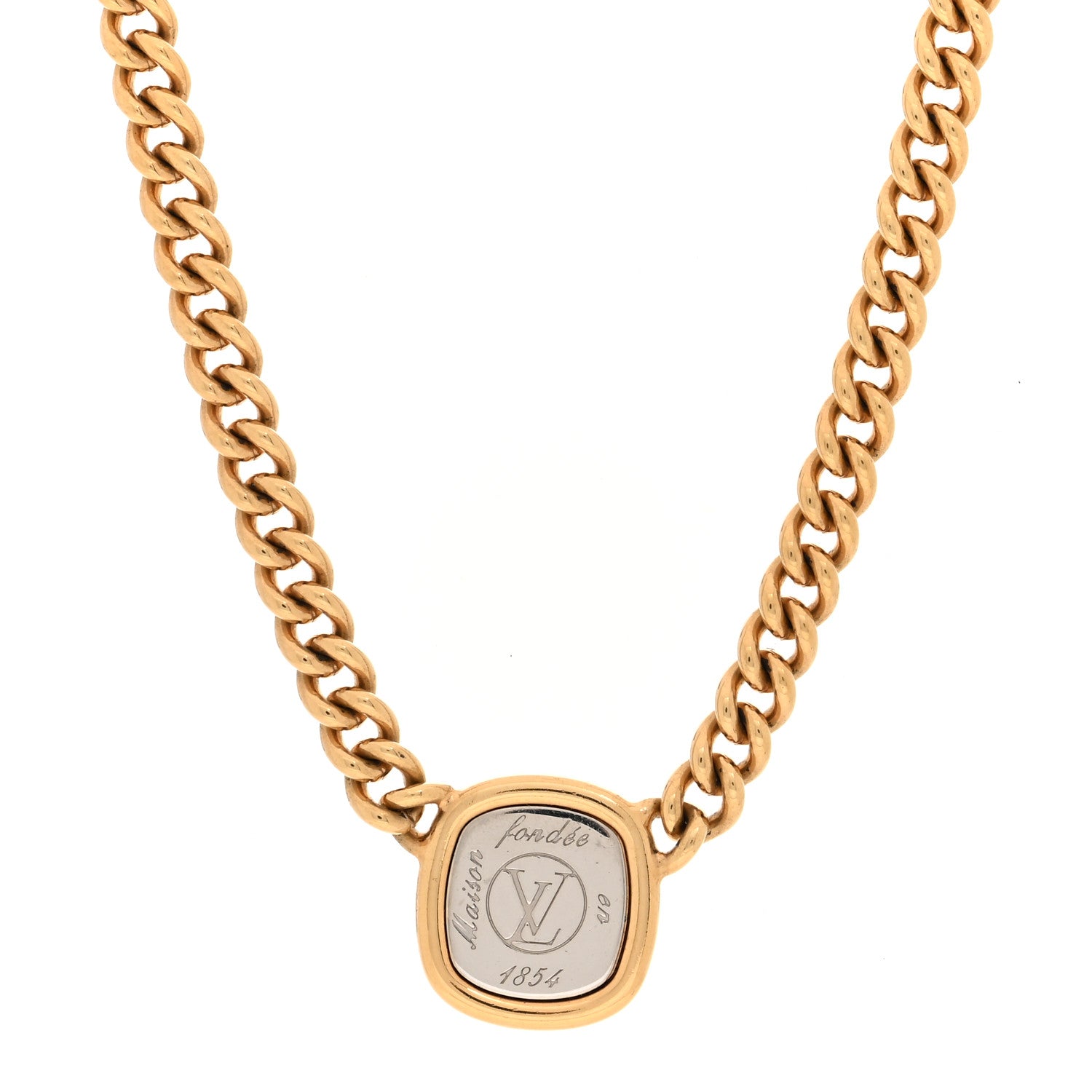 Louis Vuitton LV ID Chain Necklace 1 of 6