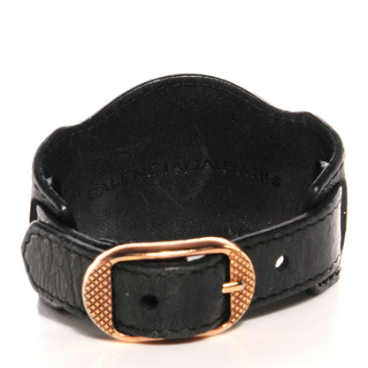 Balenciaga Agneau Arena Giant Rose Gold Hardware M Braceletedium Black 3 of 4