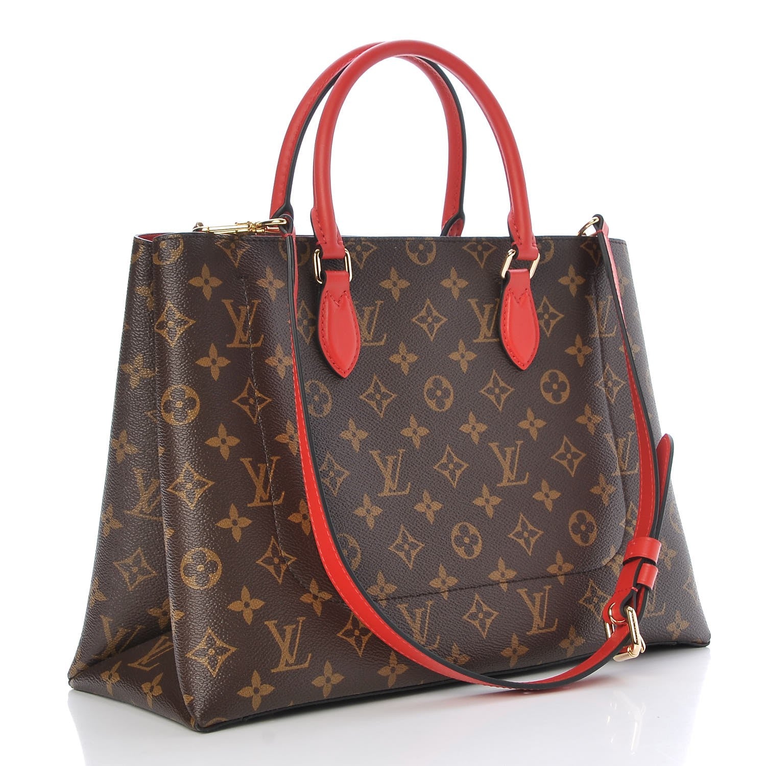 Louis Vuitton Monogram Flower Tote Coquelicot 4 of 9