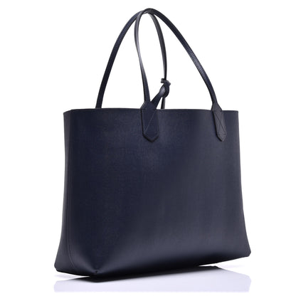 Gucci GG Supreme Monogram Blooms Medium Reversible Tote Beige Blue Navy 6 of 16