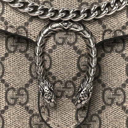 Gucci GG Supreme Monogram Mini Dionysus Chain Wallet Beige Taupe 8 of 11