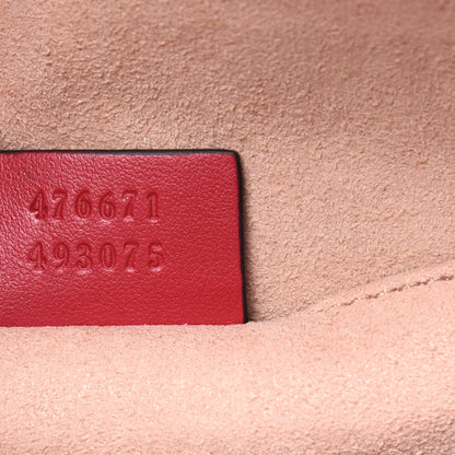Gucci Calfskin Matelasse GG Marmont Dome Backpack Hibiscus Red 6 of 14