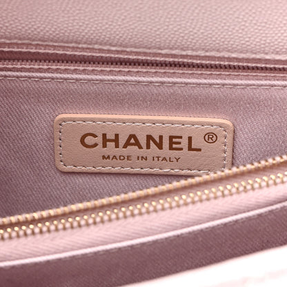 Chanel Caviar Quilted Small Coco Handle Flap Lilas Lilac 6 of 10
