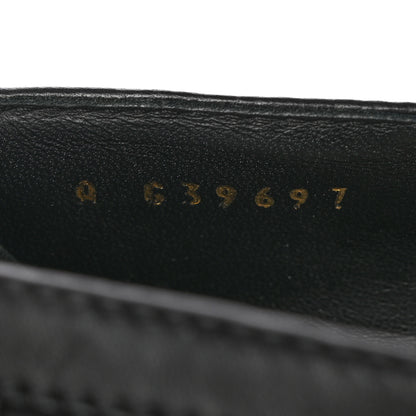 Chanel Lambskin Quilted CC Heart Loafers 38 Black 8 of 16