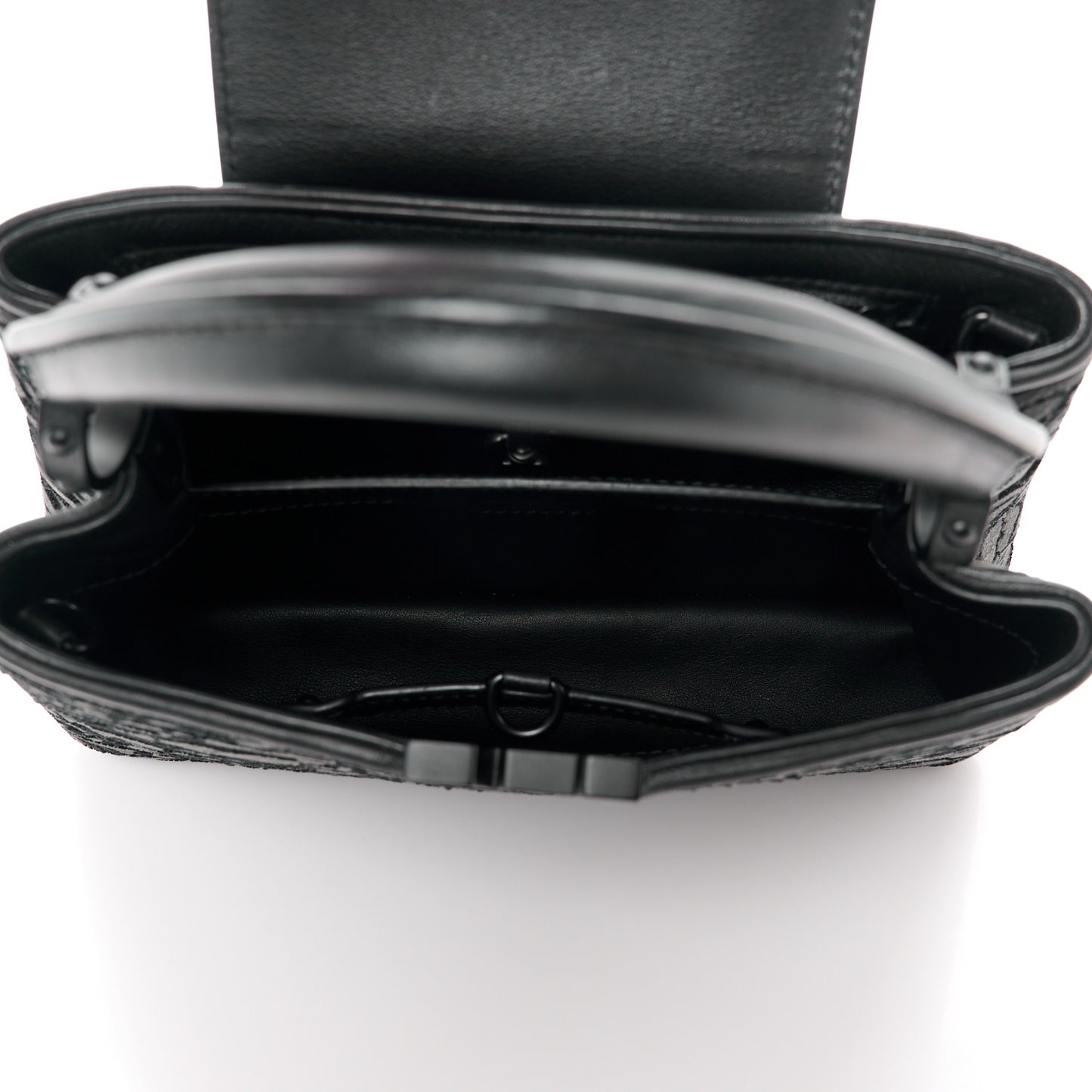 Velvet Dentelle Embroidery Capucines BB Black