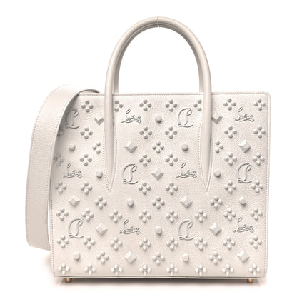 Christian Louboutin Calfskin Spikes Loubinthesky Medium Paloma Bianco 1 of 11