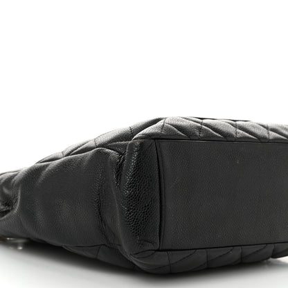 Chanel Caviar Quilted Petit Shopping Tote PST Black 8 of 13