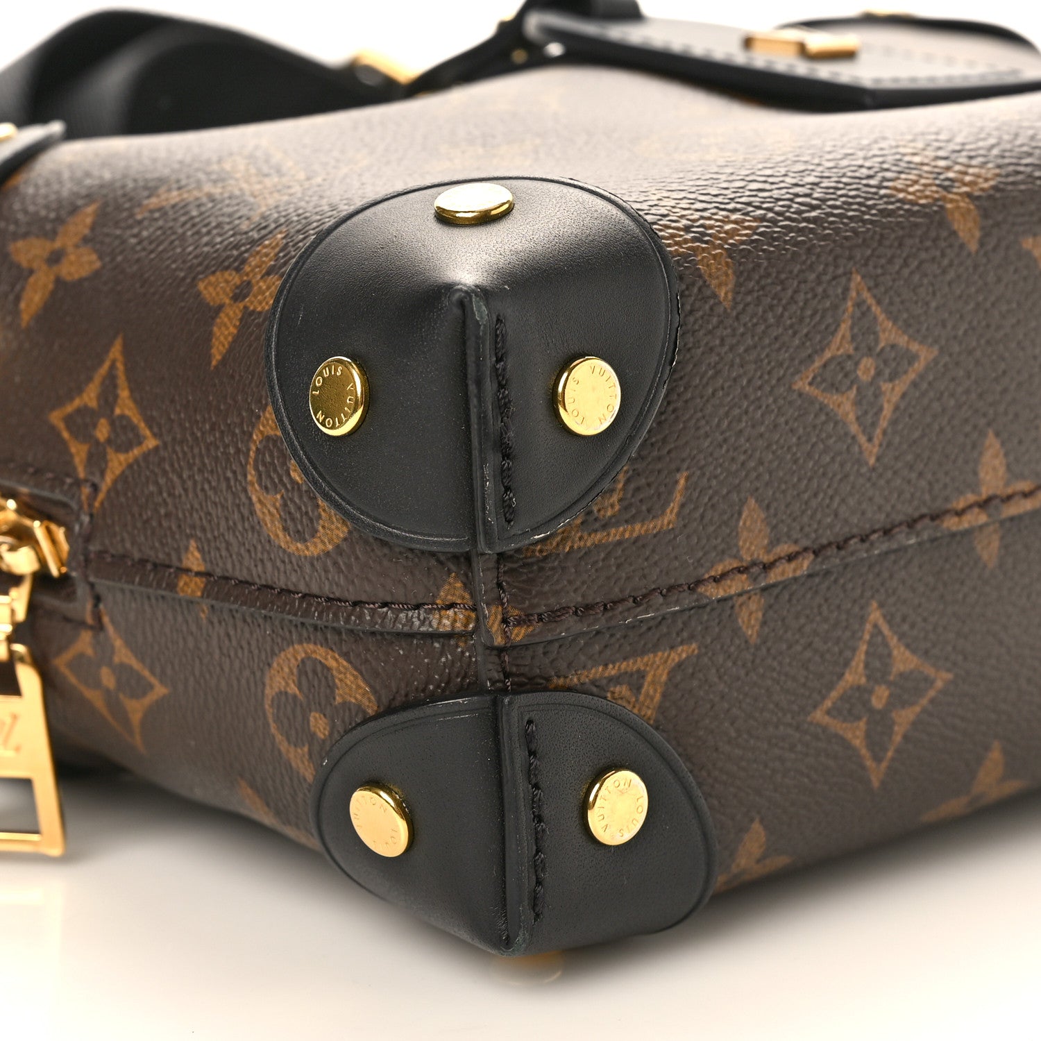 Louis Vuitton Monogram Petite Malle Souple Black 8 of 9