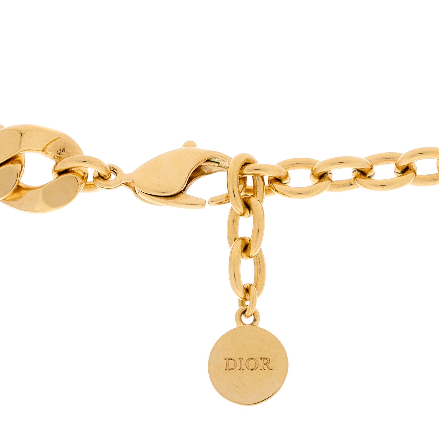 Metal Danseuse Etoile Chain Choker Necklace Gold