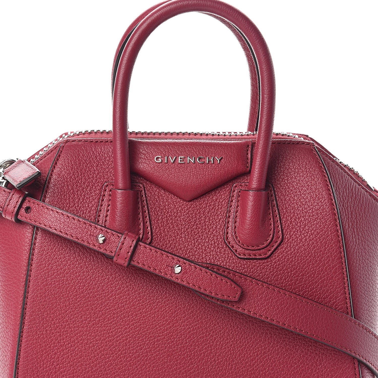 Givenchy Sugar Goatskin Mini Antigona Fig Pink 8 of 10