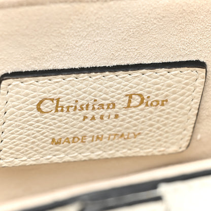 Christian Dior Grained Calfskin Mini Saddle Bag White 6 of 13