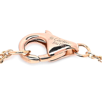 Cartier 18K Pink Yellow White Gold Trinity Bracelet 4 of 5