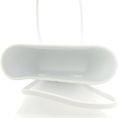 Bottega Veneta Rubber Intrecciato Mini Arco Tote White 5 of 7