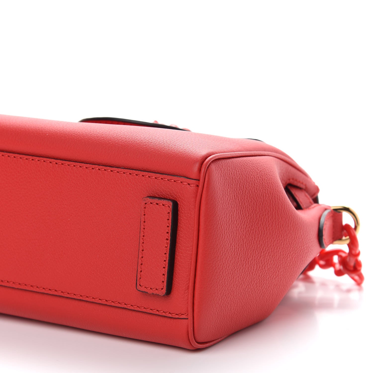 Versace Calfskin Medusa Small Top Handle Handbag Red 8 of 8