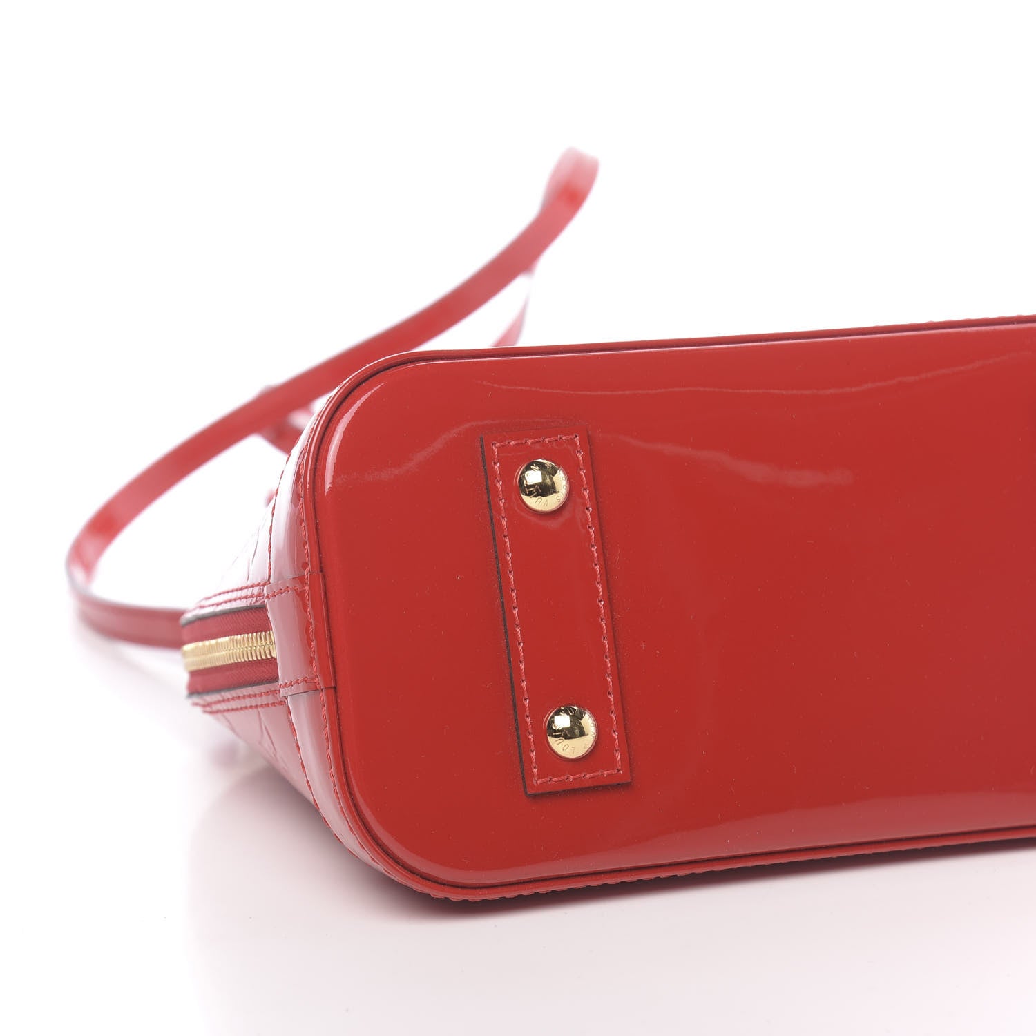 Louis Vuitton Vernis Alma BB Cherry 10 of 12