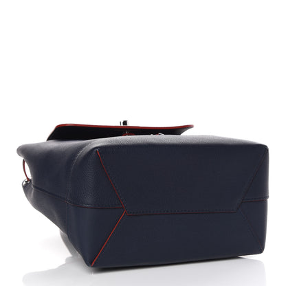 Louis Vuitton Soft Calfskin Lockme Backpack Marine Rouge 4 of 8