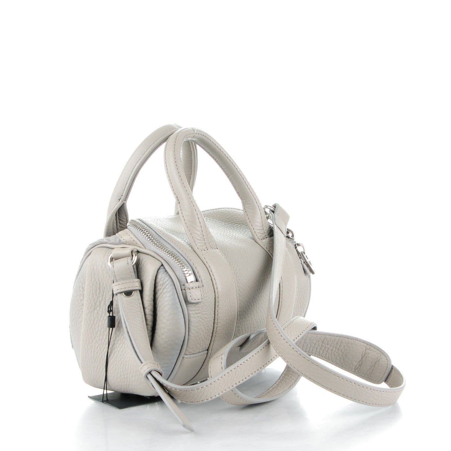 Alexander Wang Calf Hair Mini Rockie Pewter Rhodium Hardware 3 of 8