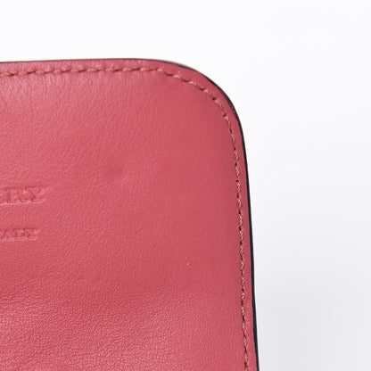 Burberry Haymarket Check Floral Print Chesam Card Case Plum Pink 13 of 14