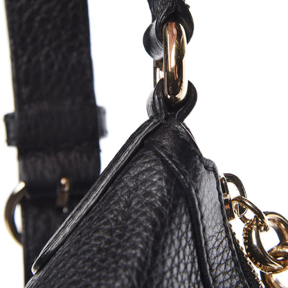Gucci Pebbled Calfskin Medium Soho Hobo Black 11 of 13