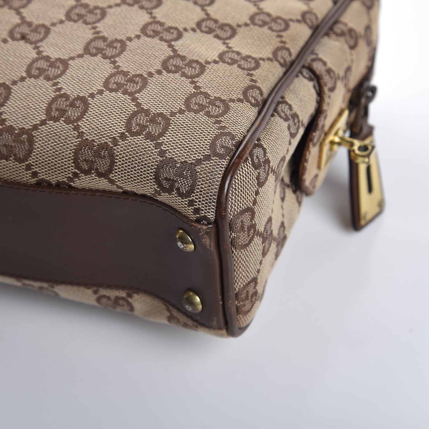 Monogram Tote Bag Brown