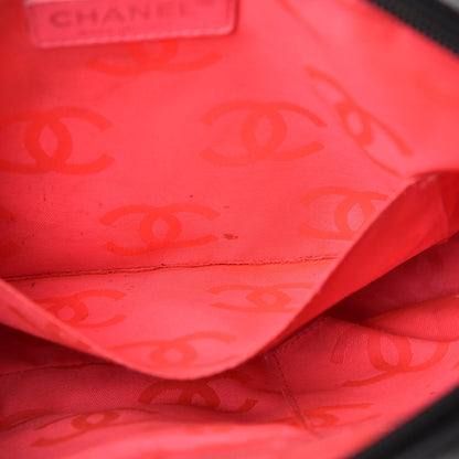 Chanel Calfskin Quilted Cambon Camera Case Black White 10 of 15