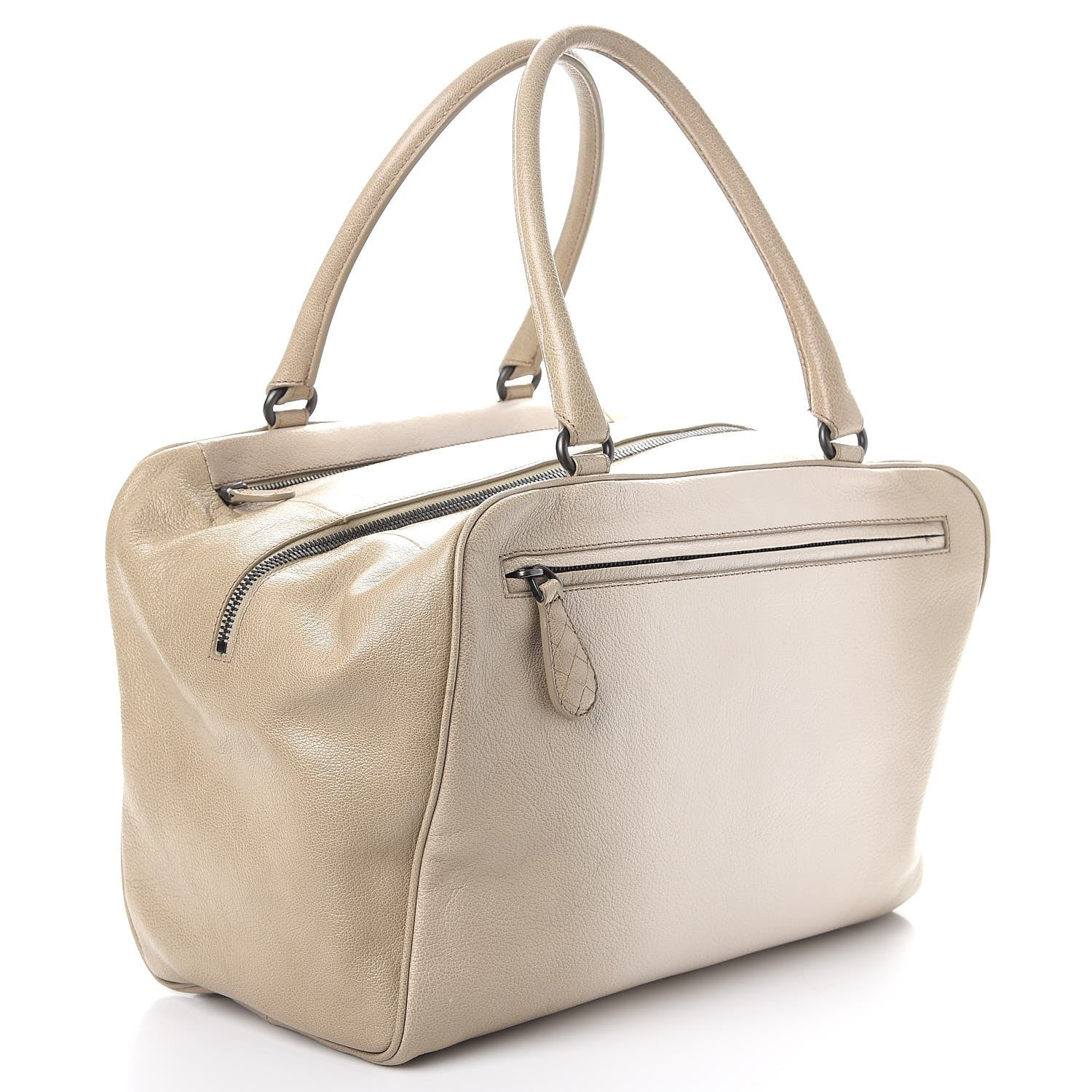 Bottega Veneta Madras Goatskin Sfumato Brera Bag Sand 3 of 11
