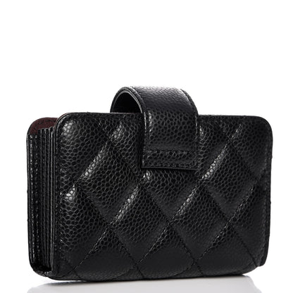 Chanel Caviar Quilted Gusseted Card Holder Black 3 of 7