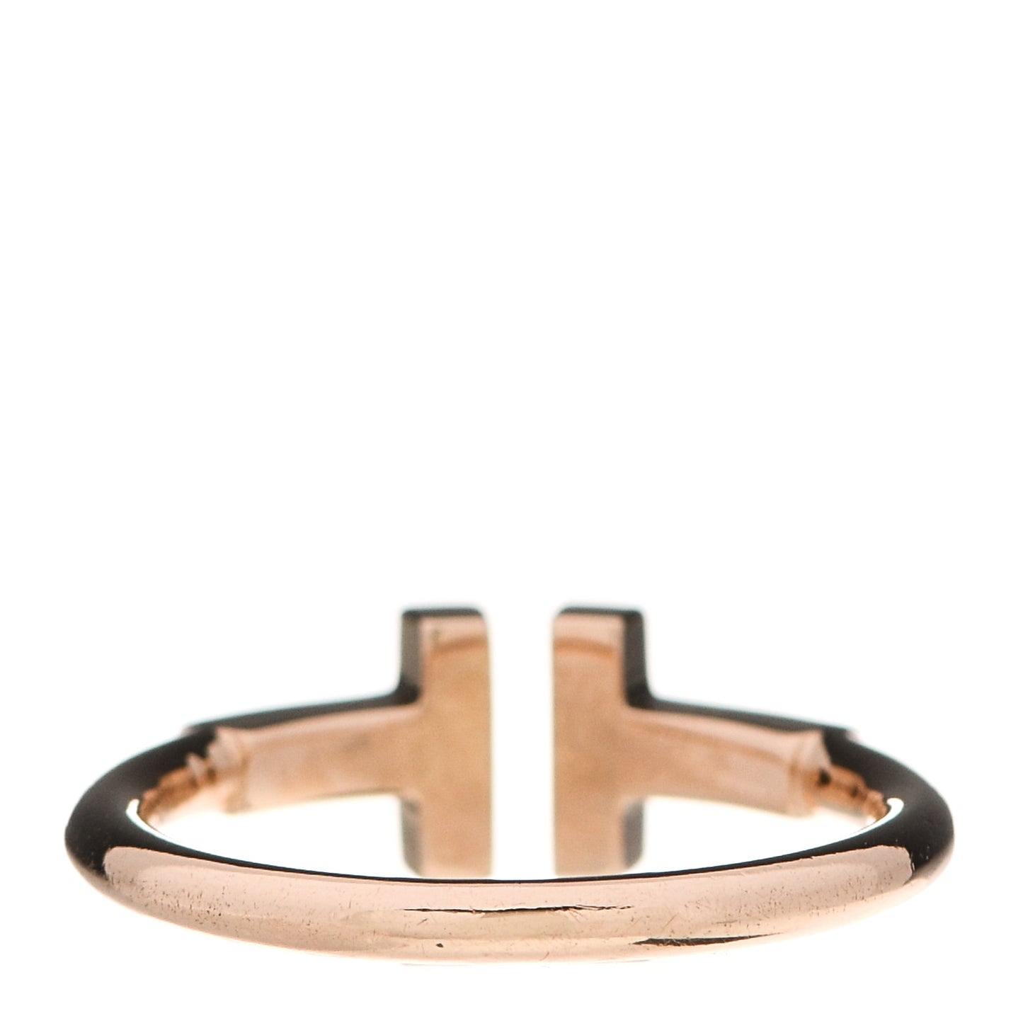 18K Rose Gold T Wire Ring 48 4.5